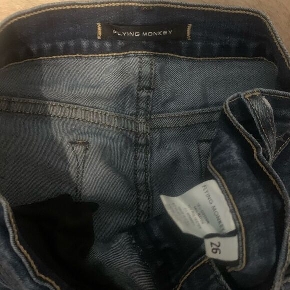 Flying monkey blue skinny jeans - Picture 2 of 2